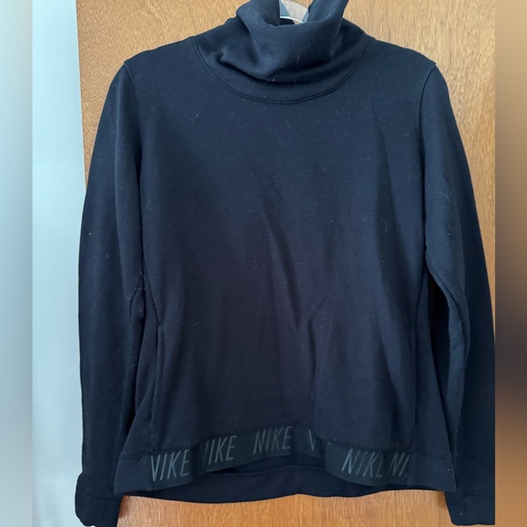 Black Nike Size S turtleneck sweatshirt - Picture 1 of 4